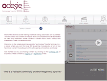 Tablet Screenshot of myodesie.com